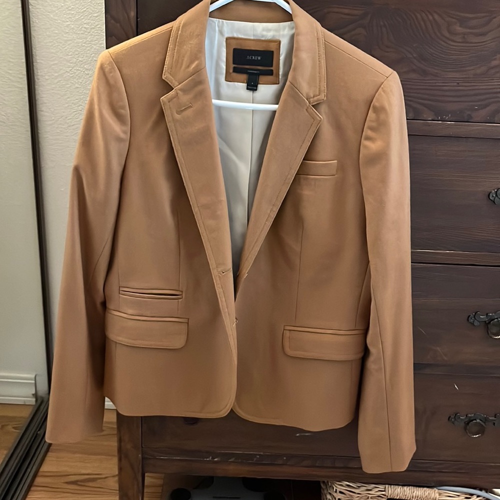 J.Crew Schoolboy Blazer Wool Camel